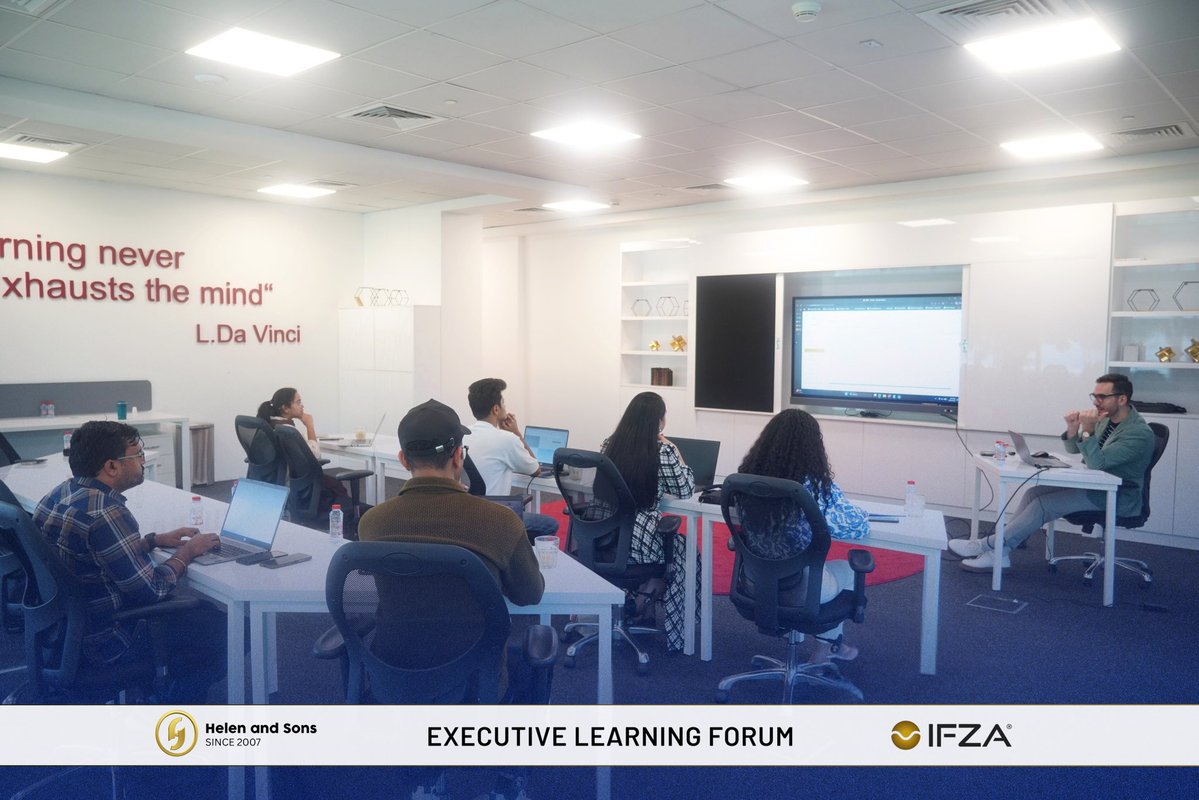 HelenandSons's tweet photo. Proud to be part of the IFZA Executive Learning Forum 📚✨

A great opportunity for Helen and Sons to connect with industry professionals, exchange ideas, and gain valuable insights into the UAE business ecosystem. 🤝🇦🇪

#HelenAndSons #IFZA #BusinessSetupUAE #DubaiBusiness https://t.co/n1z7CzmJUs