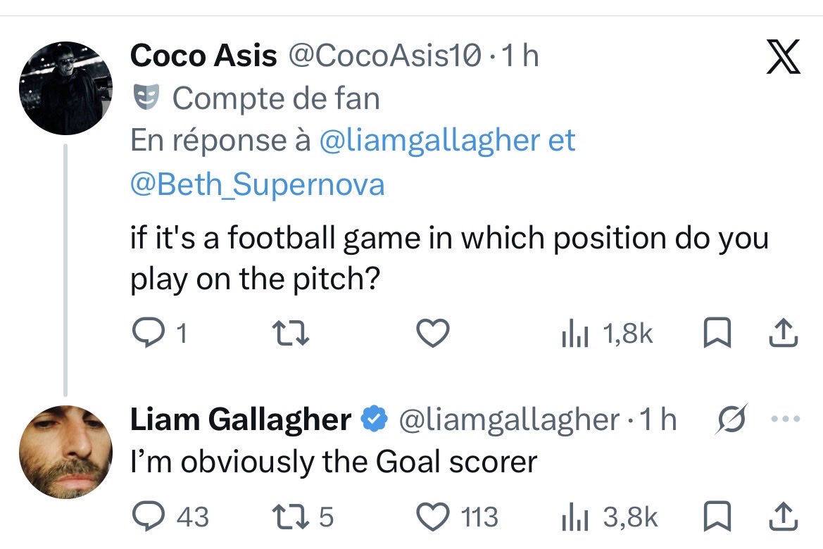MartineonX's tweet photo. My boyfriend got an answer from @liamgallagher this morning but we still have no code. I don’t know how I should react 
@CocoAsis10 https://t.co/g7shUQoXUn