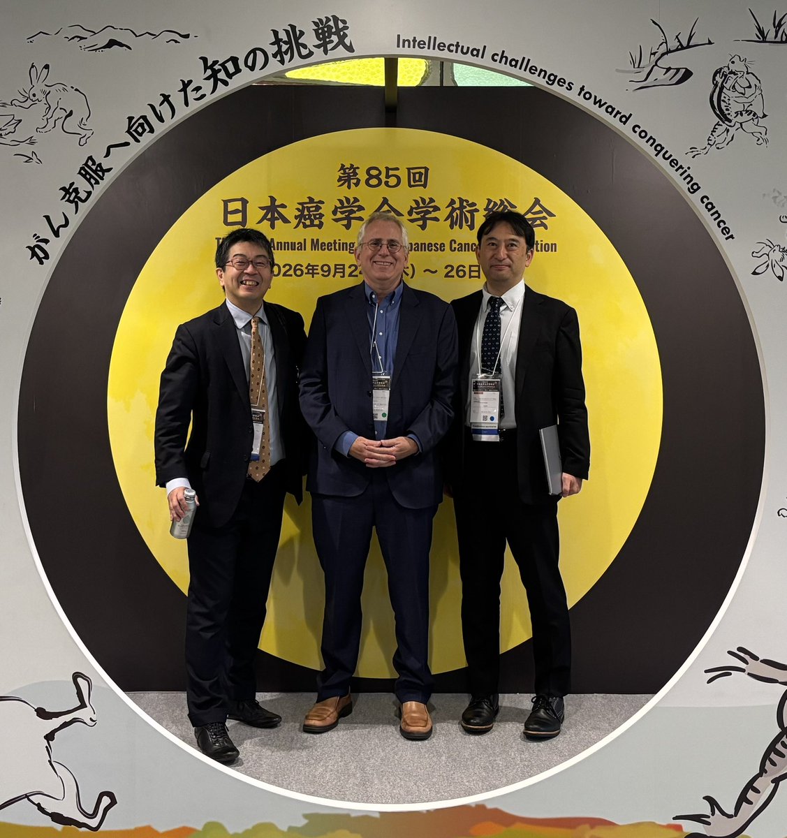 TakashiKohno2's tweet photo. We had a great meeting in Kyoto with Drs Meyerson & Kato @cure_for_kids . #JCA85 https://t.co/jFX8oboimN