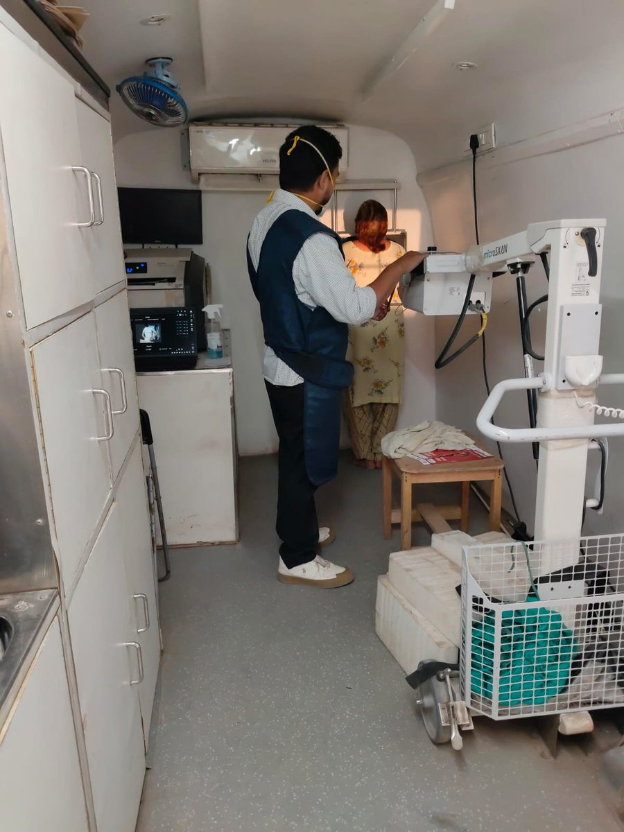 official_NITRD's tweet photo. 26-09-2026 | Ayushman Aarogya Shivir 🩺
X-ray Van-based TB screening was conducted at AAYM Tigri Dispensary.
Total screened: 69
Male: 27 | Female: 42
Age >60: 9
X-rays: 48 | Abnormal: 9
Sugar & BP tests: 59 each
Cy test: 1
#TBScreening #AyushmanAarogyaShivir #TBMuktBharat https://t.co/kJzqln5SbJ