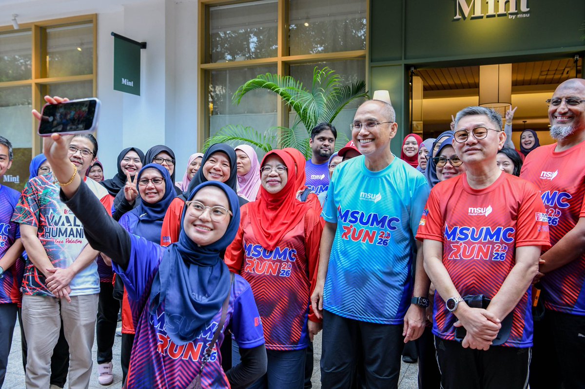 MohdShukriYajid's tweet photo. Congratulations to the organising committee and volunteers of MSUMC Run 2.0 for the dedication, teamwork and commitment in delivering yet another successful event. Everyone behind the scenes, whose collective efforts brought the hospital and university community together in the spirit of active living. May this success continue to inspire greater participation in promoting health and well-being across our community. @msumcmalaysia @MSUMalaysia @YayasanMSU #MSUMCRun2026 #MSUMCRun #MSUMCsdg #CaringHealingEducating