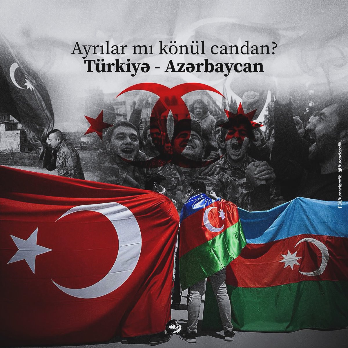 nigar_ogeday35's tweet photo. Biz Kafkaslardan Çanakkale’ye, Anadolu’dan Bakü’ye kardeşi için savaşmaya giden ataların evlatlarıyız. İsrail ve İran’ın fonuyla üç beş sokak iti havladı diye bölünecek değiliz. Türkiye ve Azerbaycan, bir bedende iki candır. https://t.co/0YX6QC0Vzw