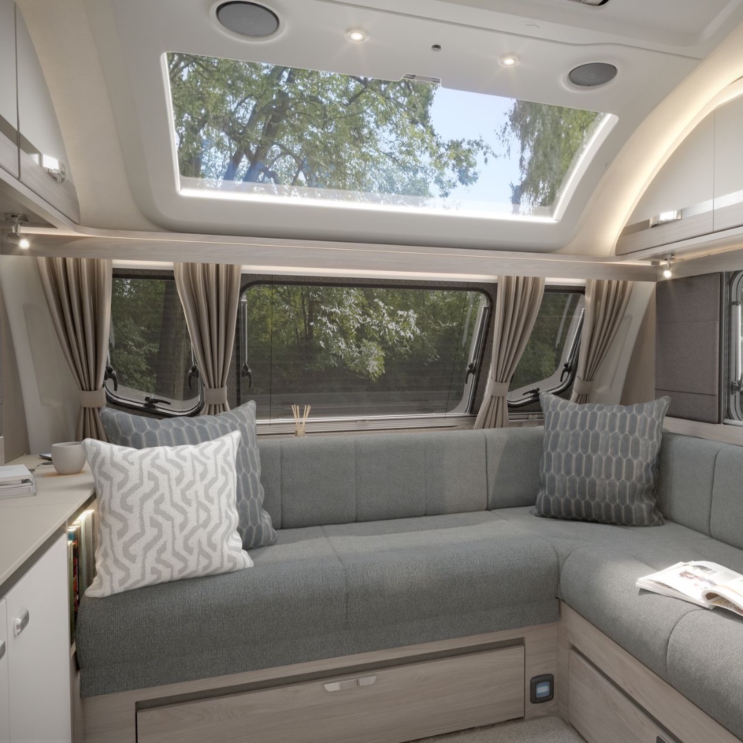 swiftgroup's tweet photo. Comfort is often found in the details.

A softer carpet beneath your feet.
A premium mattress at the end of the day.
More natural light in the lounge.
A larger washroom where space matters.
A TV that disappears neatly away when you’re not using it.

The latest Conqueror brings together subtle refinements that make a noticeable difference to everyday touring. And the 565 joins the range as a new 4-berth layout, combining the comfort and premium feel of Conqueror with even more choice for couples and families.

See it here: https://t.co/xX7VD9Y3MO

See it at the NEC in October 👉 https://t.co/PYYPHjybBA

#SwiftConqueror #SwiftCaravans #CaravanLife #TouringCaravan