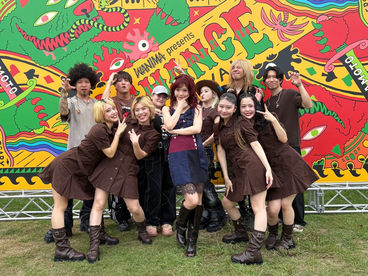 aina_THEEND's tweet photo. 🔥1CHANCE FESTIVAL 2026🔥
ありがとうございました

「Sweet Memories feat. アイナ・ジ・エンド」をフルサイズで初披露させていただきました‼︎

セットリスト公開中‼︎
https://t.co/Up87PcVd2N

バンドメンバー🎸
Key.西村奈央
Gt.山本陽介
Gt.安島龍人
Ba.櫻井陸来
Dr.大津資盛
Cho.ゆかんぬ

ダンサー💃
REiKA
akari kamayachi
葉月
mihiro

次のフェス出演は10/4（日）
2026 Busan International Rock Festivalです！

よろしくお願いいたします🌹

@1CHANCE_FES
#WANIMA 
#ワンチャンフェス　
#アイナジエンド