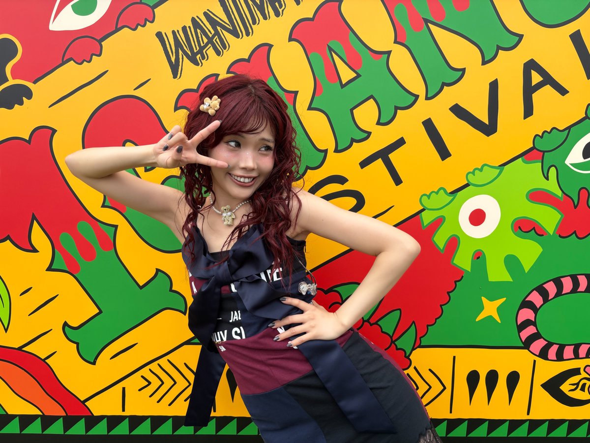 aina_THEEND's tweet photo. 🔥1CHANCE FESTIVAL 2026🔥
ありがとうございました

「Sweet Memories feat. アイナ・ジ・エンド」をフルサイズで初披露させていただきました‼︎

セットリスト公開中‼︎
https://t.co/Up87PcVd2N

バンドメンバー🎸
Key.西村奈央
Gt.山本陽介
Gt.安島龍人
Ba.櫻井陸来
Dr.大津資盛
Cho.ゆかんぬ

ダンサー💃
REiKA
akari kamayachi
葉月
mihiro

次のフェス出演は10/4（日）
2026 Busan International Rock Festivalです！

よろしくお願いいたします🌹

@1CHANCE_FES
#WANIMA 
#ワンチャンフェス　
#アイナジエンド