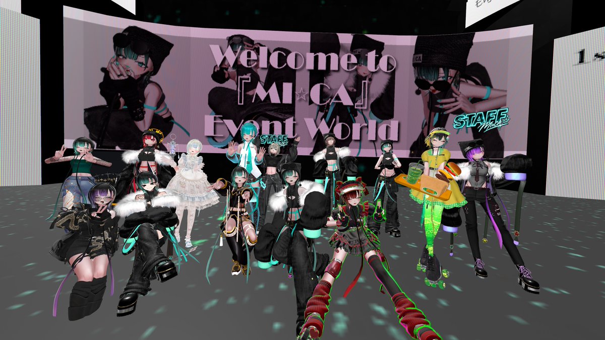 MICA_Meeting's tweet photo. ╬╬══════════════════╬╬

皆さま昨日は
MI☆CA Official Meetingに
お越しくださいましてありがとうございました！
色んなMI☆CAちゃんが集まって楽しかったですね✭

次回もお楽しみに！

╬╬══════════════════╬╬
#MICA_FC  #MICA_3D #VRChat https://t.co/3Y3CFMicaA