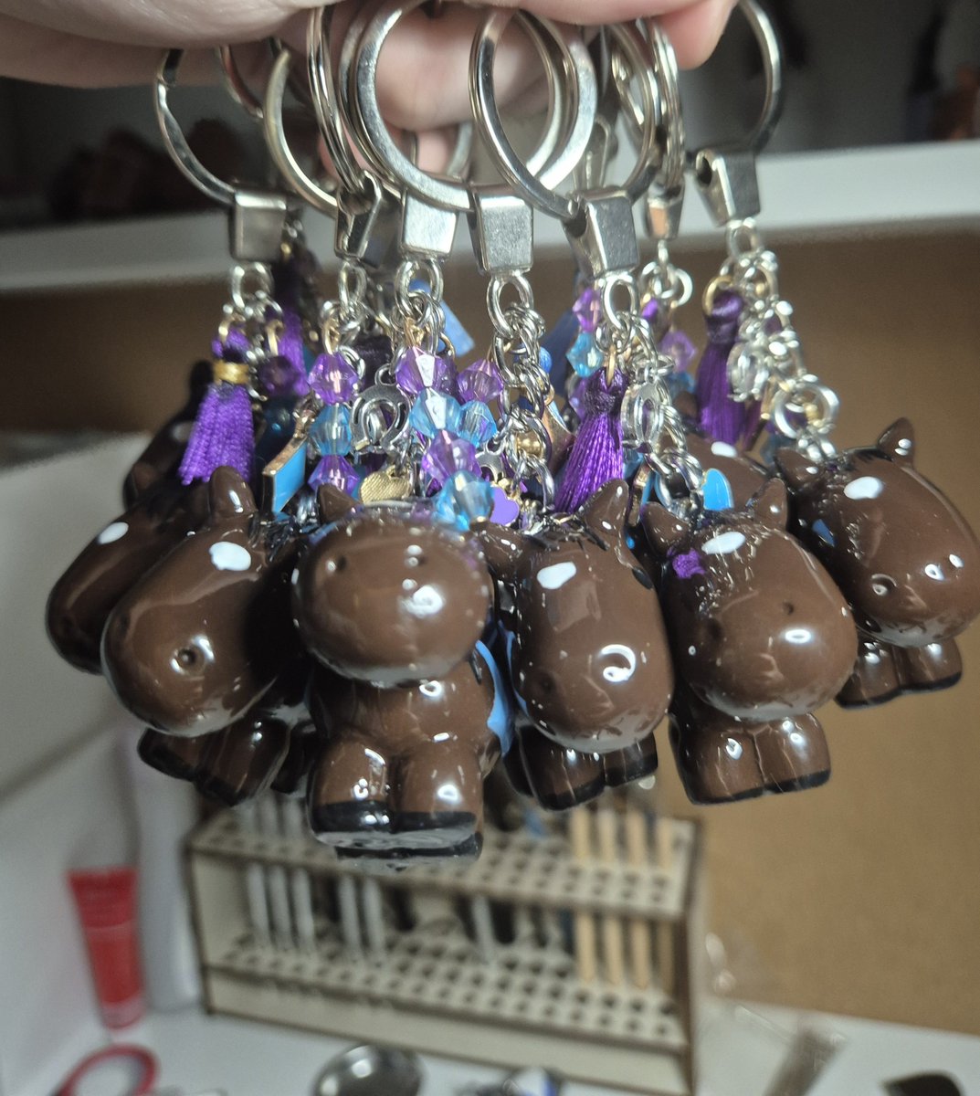 TracksideCharms's tweet photo. Here comes the Jenni army! 💙💜

Don't forget TOMORROW at Caulfield racecourse to go around the the Pride of Jenni Pop up shop and pick up a Jenni keychain just for you! 🐴

Limited available on the day, but if you can't make it don't worry! more may be announced soon! 🤗🏇 https://t.co/3CoLA7FIJL