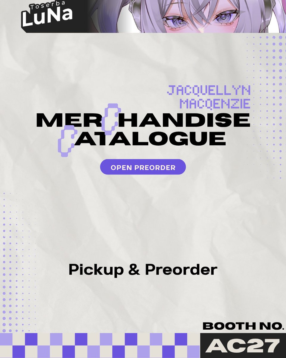 Jacquellyn_Ch's tweet photo. [💜&amp;🔁appreciated]

OMG OMG LuNa akhirnya buka booth di #CF23 !!
lesgoww langsung aja ikut PO nya sebelum kehabisan yaww><~

📅 Periode: 24 Sept - 07 Okt
📦 Pick up (Both days) / Delivery
📍 Booth: AC-27
📃https://t.co/MMnk5nZXuy

#Comifuro23 #Vtuber #CF23catalogue #CF23PO https://t.co/20c4UTKj2x