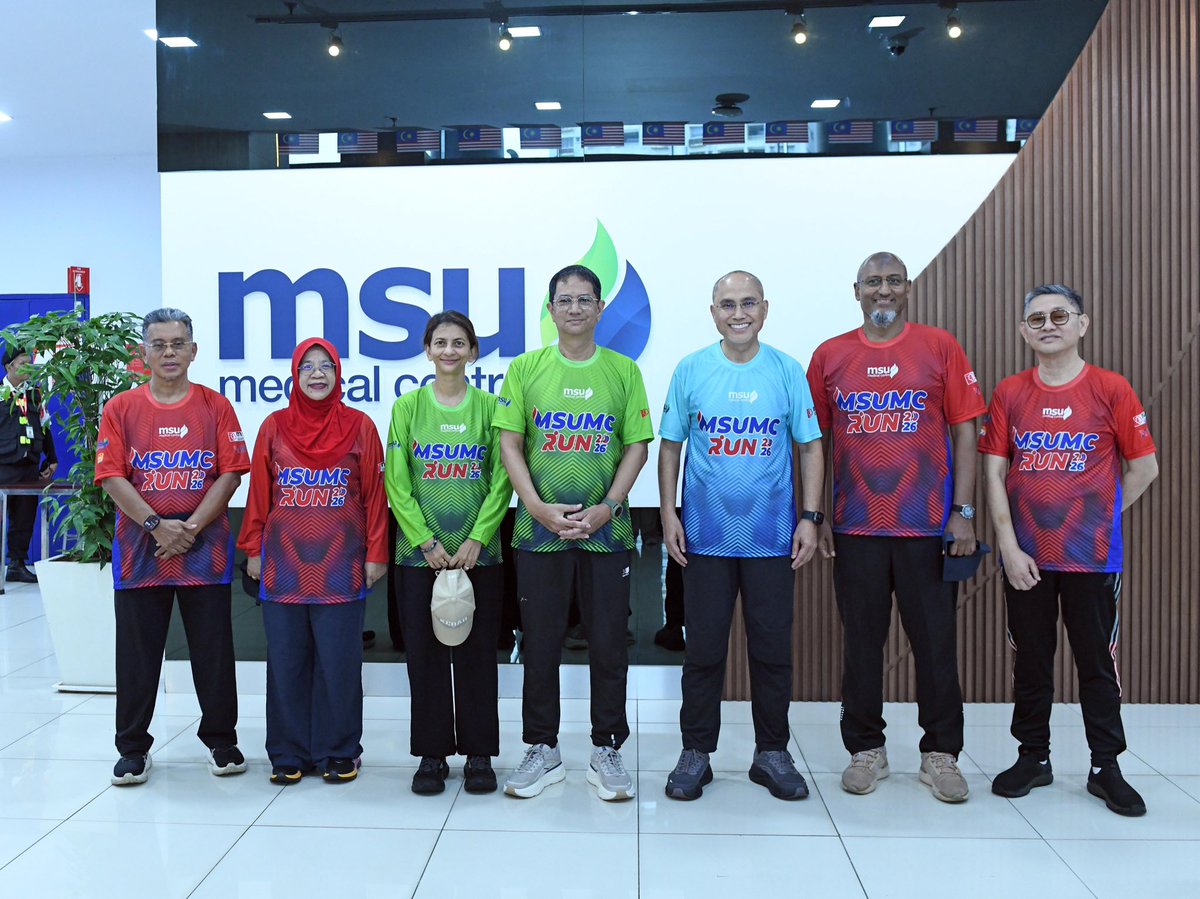 MohdShukriYajid's tweet photo. A delight to accompany DYTM Tengku Sarafudin Badlishah Ibni Al Aminul Karim Sultan Sallehuddin, Raja Muda Kedah and Chancellor of MSU, together with DYTM Che Puan Muda Zaheeda Mohamad Ariff, Raja Puan Muda Kedah, during their visit to @msumcmalaysia, in conjunction with #MSUMCRun2026.

There were heartwarming moments with our newly born babies, as well as visits to the Obstetrics & Gynaecology, Emergency, and Dialysis Departments, reflecting MSUMC’s continued commitment to compassionate care, healing, and education.

#MSUMCRun #MSUMCsdg #CaringHealingEducating