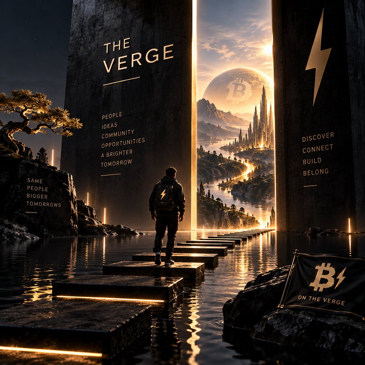 vergebitcoin's tweet photo. ⚡ SOME PEOPLE WATCH THE FUTURE. OTHERS WALK TOWARD IT.

The Verge is for those willing to explore, connect, build, and become part of something while the story is still unfolding.

$VBTC — ON THE VERGE. 🔥 https://t.co/POf15vGR7k