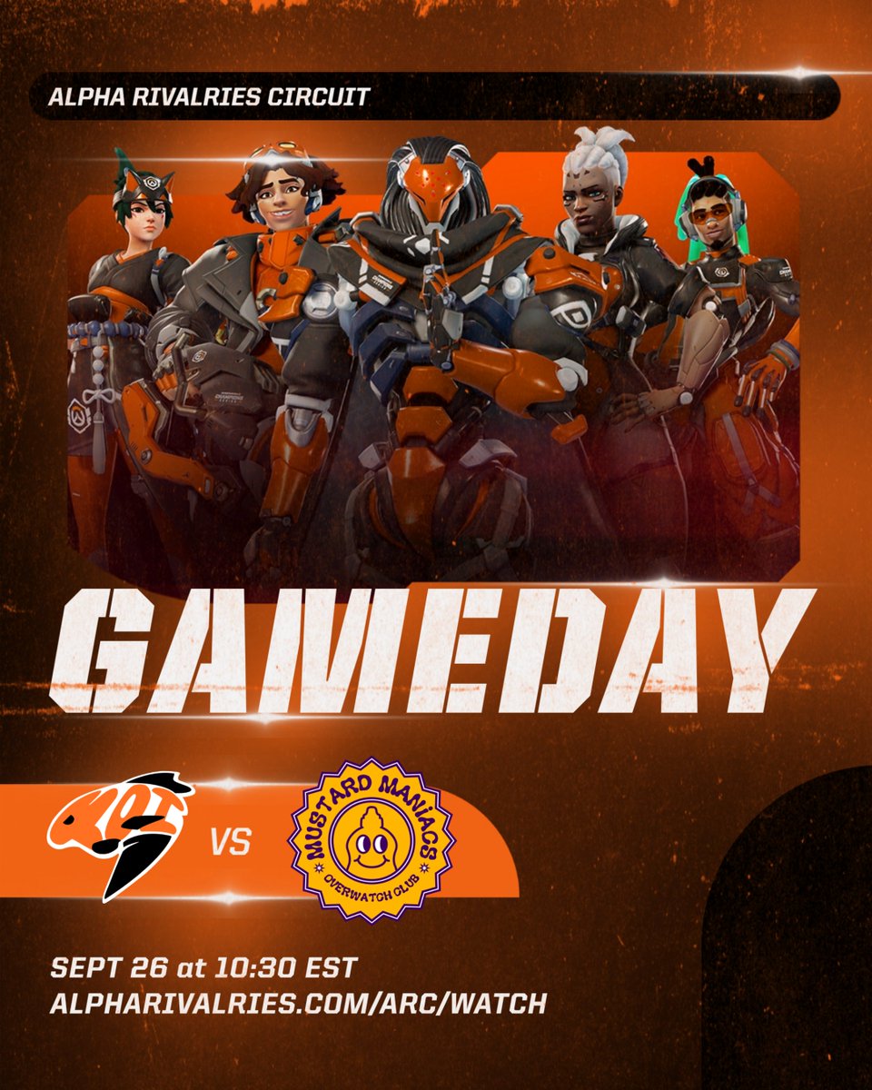 TeamKoi_OW's tweet photo. Tonight at 10:30pm EST, we'll face @mustardmaniacs! Let's start this regular season with a splash! https://t.co/46erxGQh1g