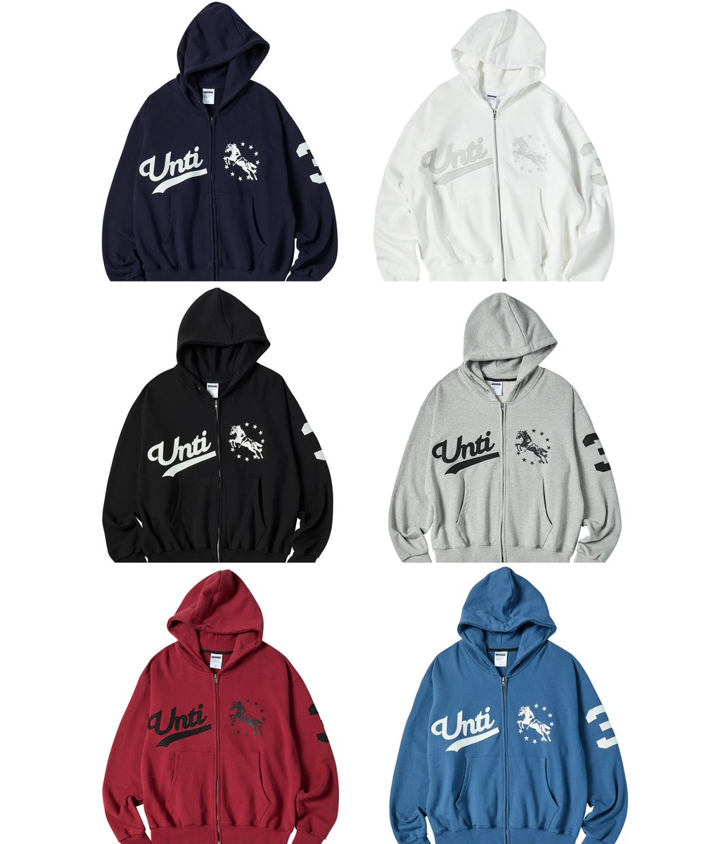 Aom_bf's tweet photo. untitled seoul unicorn emblem hood zip-up sale 50% 🐎🩶 ฮู้ดซิปหน้ามาลดอีกหนึ่ง — 1,590฿ free ems ส่งแอร์ ☁️ https://t.co/gaYindh7HG