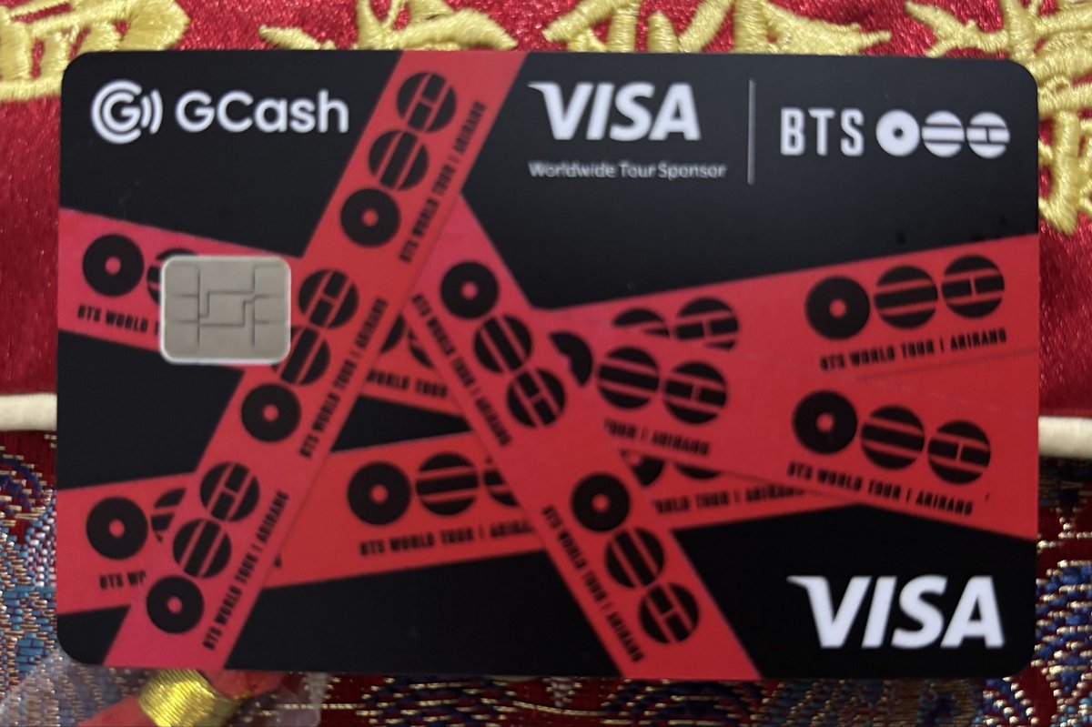 CORAELVENA's tweet photo. @gcashofficial 
#BTS_WORLDTOUR_ARIRANG_SPONSOR_Visa https://t.co/X6rm17p0OD
