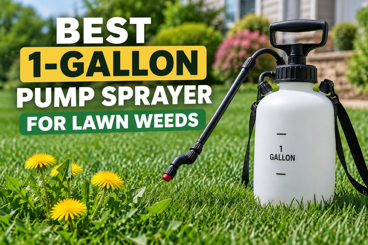 GeoffreyGaus's tweet photo. 🌱 Got 3 dandelions?

You probably don’t need a giant backpack sprayer. 

A simple 1-gallon pump sprayer can be a great tool for targeted lawn weed treatments.

What should you look for before buying one?

Our homeowner guide 👇
https://t.co/6PhPKT2P6h
Right weed. Right product. Right tool. 🐶