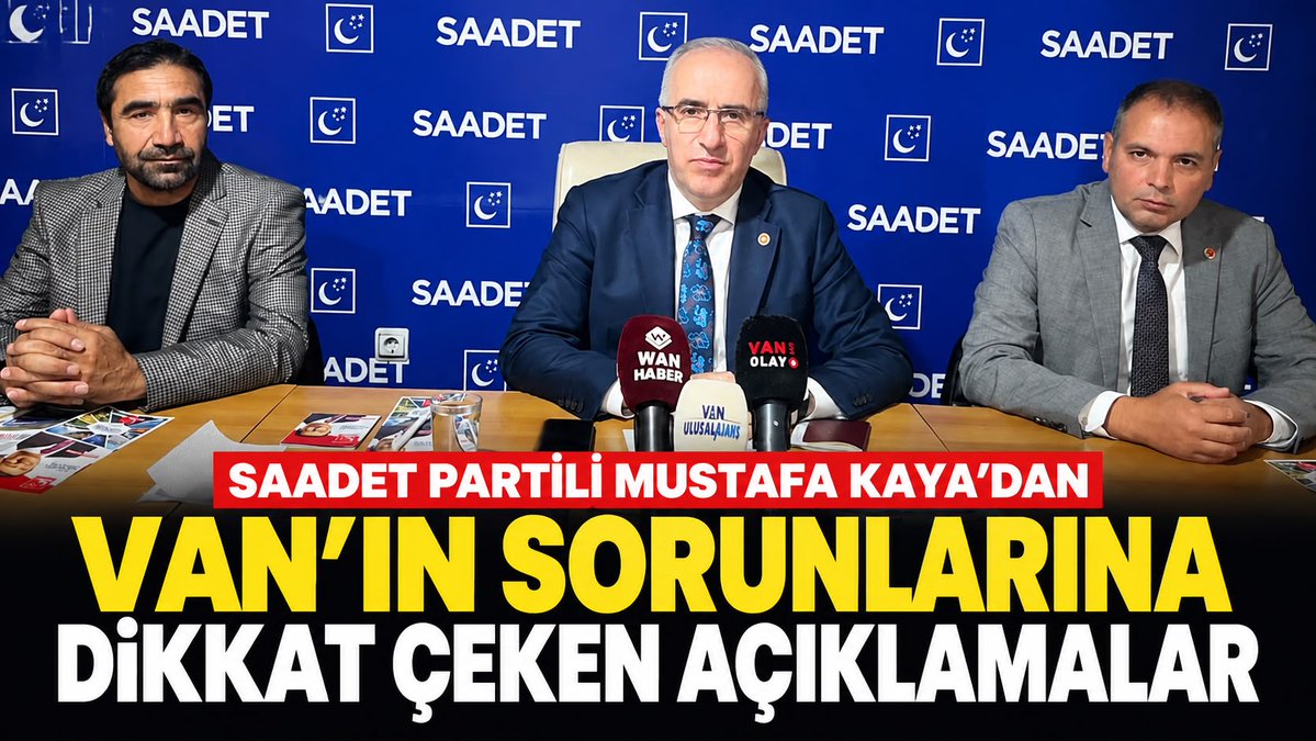 ulusalajansnews's tweet photo. Saadet Partisi Milletvekili Mustafa Kaya'dan Van'ın Sorunlarına Dikkat Çeken Açıklamalar (Van)
https://t.co/Tx1m9MNYmQ 
@SaadetVan @AzmiMustafaKaya  @ozayilhan https://t.co/VqNo8FovLR