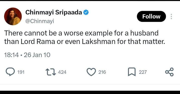 theconformist24's tweet photo. @Chinmayi Aree Areee @malhotra_namit @dneg aise kaise? https://t.co/iETEOsv277