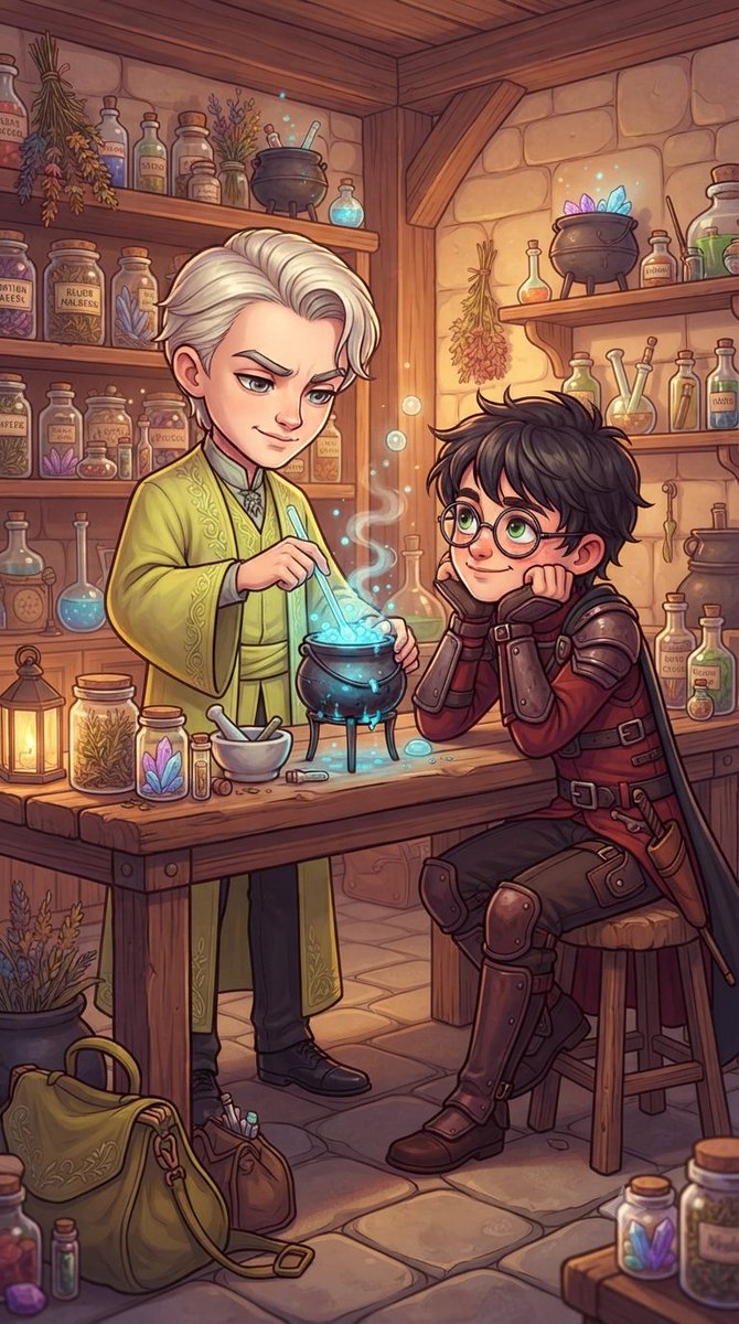 Lia_mini_'s tweet photo. Do you like what you see, Harry?

#drarry #harrypotter #dracomalfoy https://t.co/QexHq4FkBr