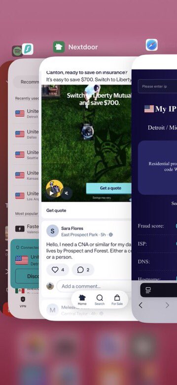 SpenderjrBTC's tweet photo. @fwdaniels I swear go and bomb verified nextdoor profile for apartment with surfshark or socks5 vpn https://t.co/JoHuCuECTf