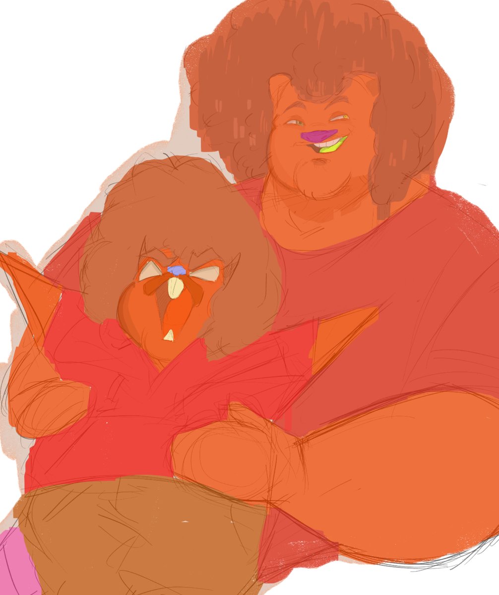 Nessit420's tweet photo. Color practice #7
 #fat #fatmen #art #sketches #fatmenart https://t.co/9A3B3PDROl