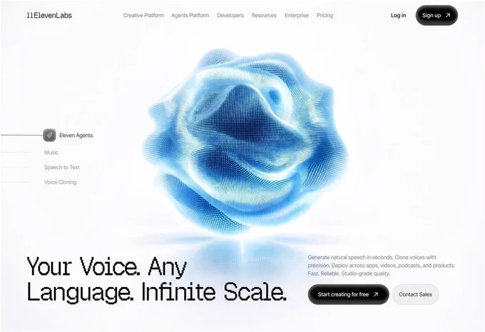 AI·핀테크 SaaS 랜딩 히어로 4종 — 라이트 모드 비주얼 중심