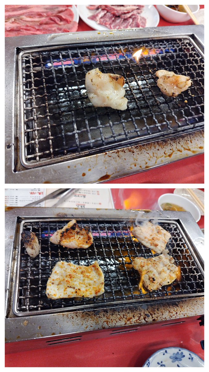 siriusaoi's tweet photo. お仲間さんたちとホルモンランチ🥩🥩🥩
実は私、ホルモンをまともに食べたことなくて🙄
アラフィフになってお仲間さんたちに力を借りて初挑戦✨
実に美味しかった😋
おやつはプリンパフェ🍮🍨食べてお仲間さんたちといっぱいお喋りもできて大満足な1日でした💜 https://t.co/OHzFkUDTdi