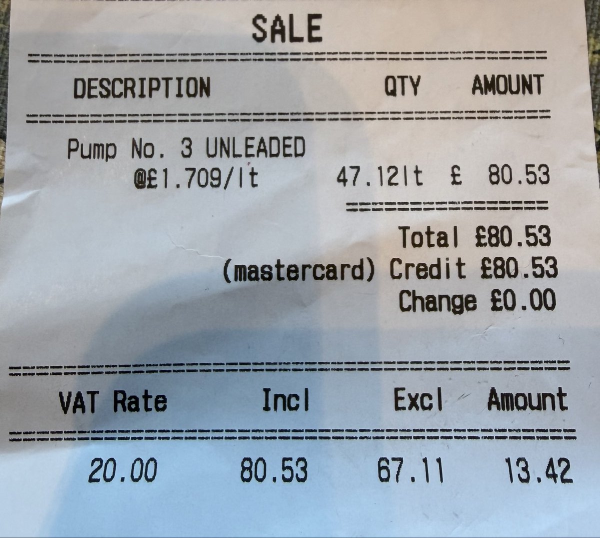zatzi's tweet photo. In the US unleaded petrol is 94p/litre. 11p of that is tax. 

Here it’s upwards of £1.70 and 81.43p* of that is tax. 

Without tax the US and UK price at the pump would be 83p/l and 89.5p/l

It’s not international prices forcing up our fuel to unaffordable levels. 

It’s our government. 😡😡😡

(*UK pump price of 170.9p per litre, tax is 81.43p per litre, meaning 47.6% of what you pay goes directly to the government. 

Tax Breakdown
•Fuel Duty: 52.95p per litre
•VAT (20%): 28.48p per litre (charged at 20% on the underlying cost of the fuel plus the fuel duty, creating a "tax on a tax").
◦VAT on the fuel duty alone: 10.59p of that VAT amount comes directly from taxing the 52.95p duty.)