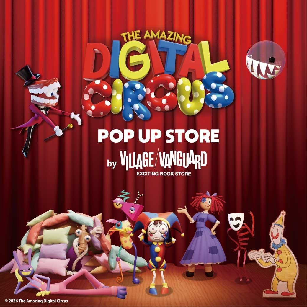 vv__official's tweet photo. 🍭🎪╱╲╱╲╱╲╱╲🎪🤡
 #アメイジングデジタルサーカス
 POP UP STORE もうすぐ開催！
🤡🎪╱╲╱╲╱╲╱╲🎪🍭

📍大阪府 ららぽーとEXPOCITY
🗓2026年10月2日(金)〜2026年10月25日(日)

ダークコメディアニメ「アメイジング・デジタル・サーカス」の魅力を詰め込んだPOP UP STOREがオープン🎪✨
ポップで鮮やかなデザインと、どこか不穏な世界観を表���したアイテムを多数展開します！
@ADC_Japan

詳細はこちら👉 https://t.co/4TkZ7t5jIr