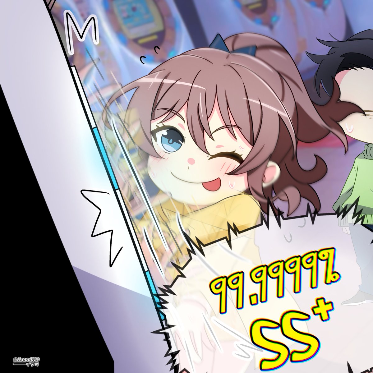 izami_md's tweet photo. Saaya playin maimai🕹 #bandoriart https://t.co/ytpCwqkyQ3