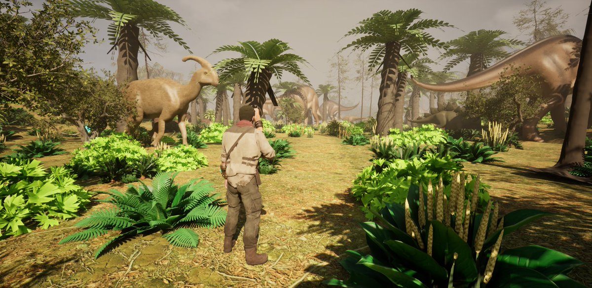 ConsolePCGaming's tweet photo. Screenshots from our game we are working on called Chronoshift. A man finds himslef thrown back in time and he has to find a way back through history! This is the prehistoric era we are working on. #chronoshift #new #viral #gaming #newgame #timetravel https://t.co/Ot3QT9uwsX