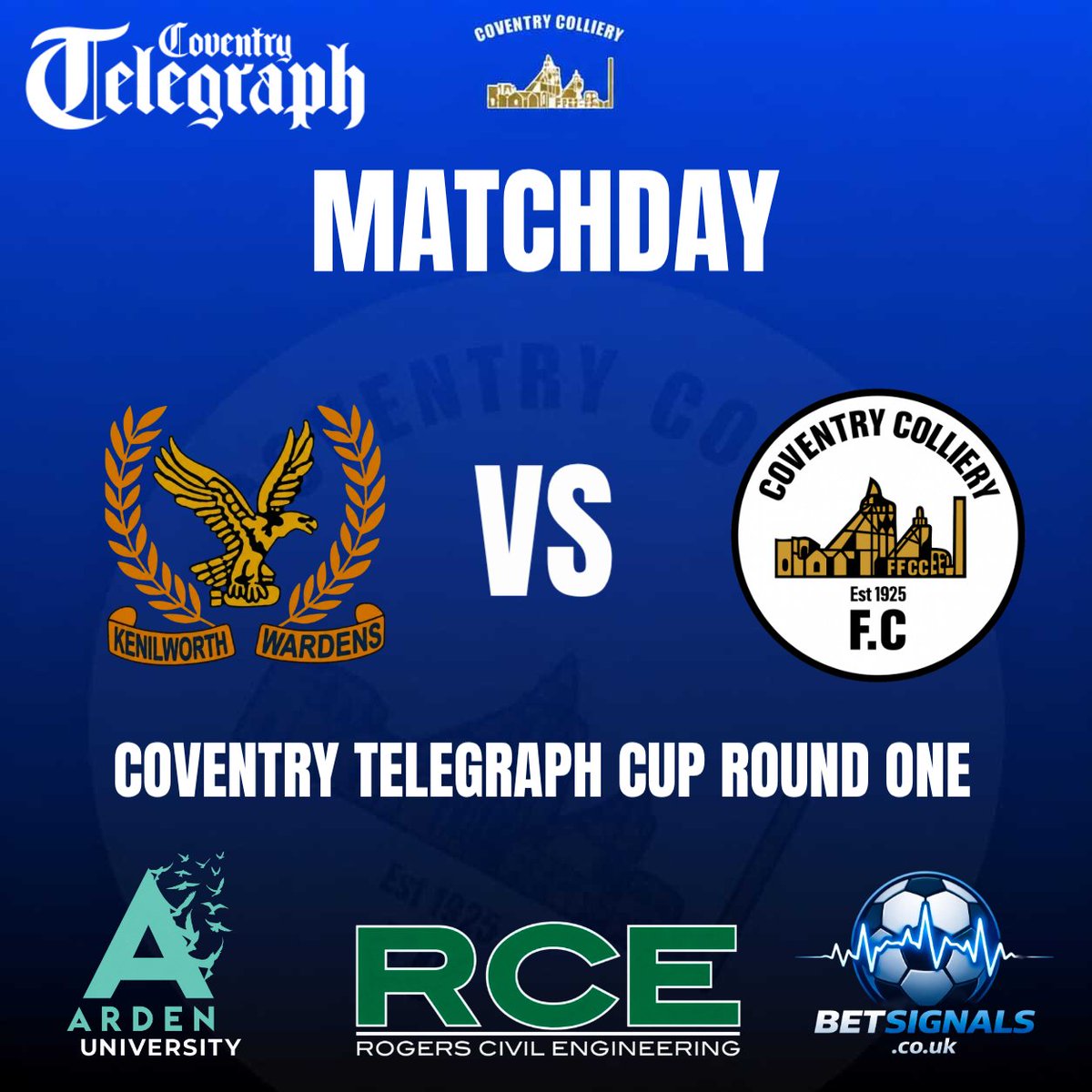 CollieryFc's tweet photo. IT'S MATCHDAY AND CUP DAY INTO ONE. Both the first team and rezzies embark their Telegraph Cup journeys today as the firsts travel to Kenilworth Wardens and the rezzies travel to Whitnash Town. 2:15pm kick-off for both games.
#UpTheColliery #CoventryColliery π΅β«οΈ https://t.co/3WuzMKG5IL