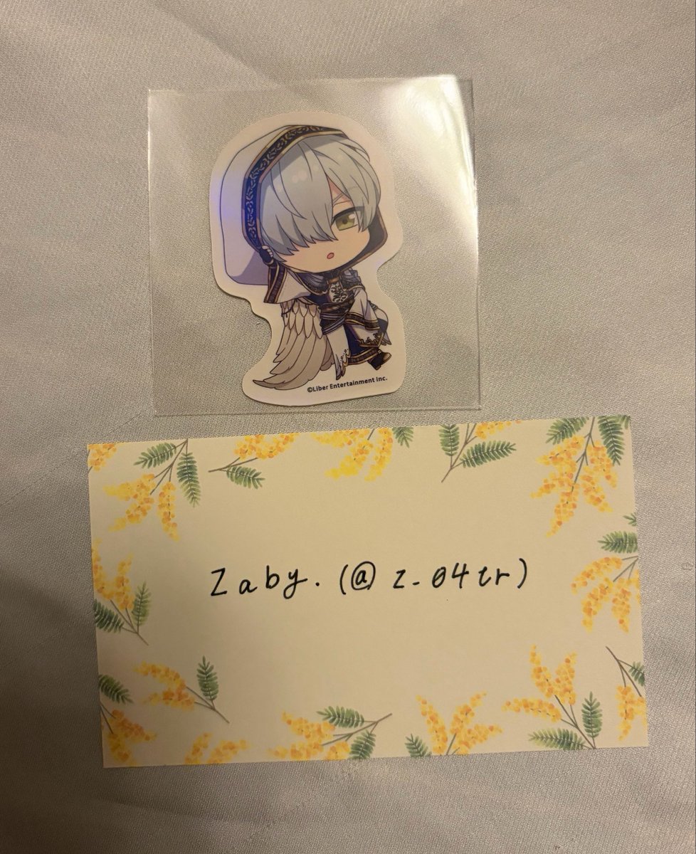 z_04tr's tweet photo. A3!  アニカフェ ホログラムステッカー  第十一公演 交換

【譲】密
【求】十座

※郵送希望です。 https://t.co/hK5dCKqHcE