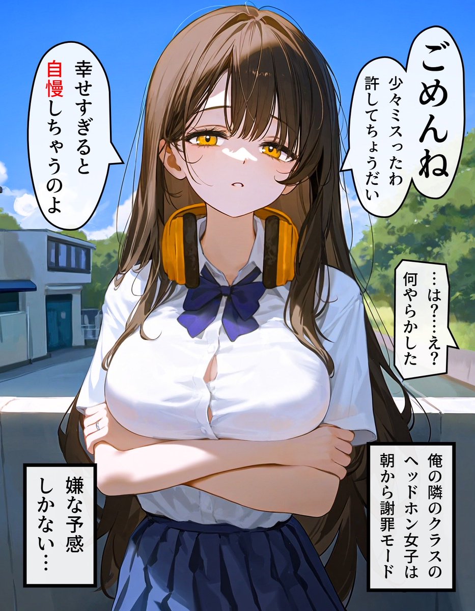 Mindia_01's tweet photo. ヘッドホン少女の秘密 #834 (1/4) https://t.co/vkbZswMIBn