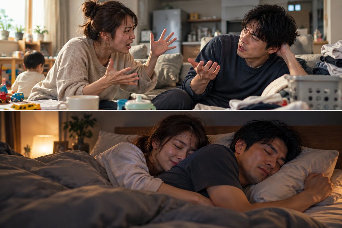 bit_ravel's tweet photo. 実は離婚しない夫婦の特徴

第１位
心底嫌いって思うことばかりだけ���、なんやかんや夜の相性が良い https://t.co/XNqIEr2AMD