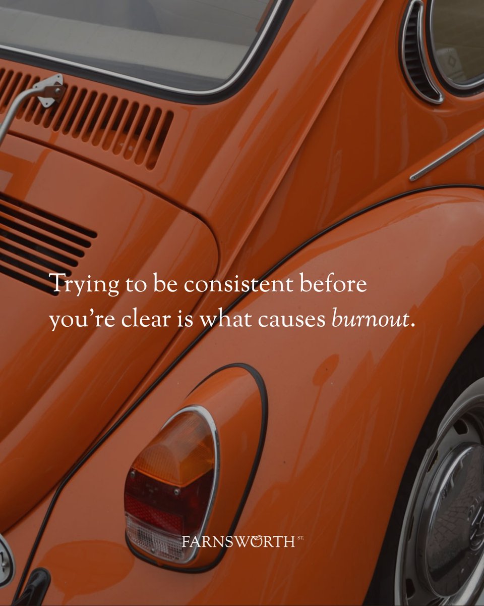 TorrieShetrone's tweet photo. For a long time, I thought consistency was the problem. But consistency only works when tied to a clear objective. Otherwise, we’re repeating the same effort for the same small return. The order in which we approach marketing matters more than we https://t.co/V3burvxnFI