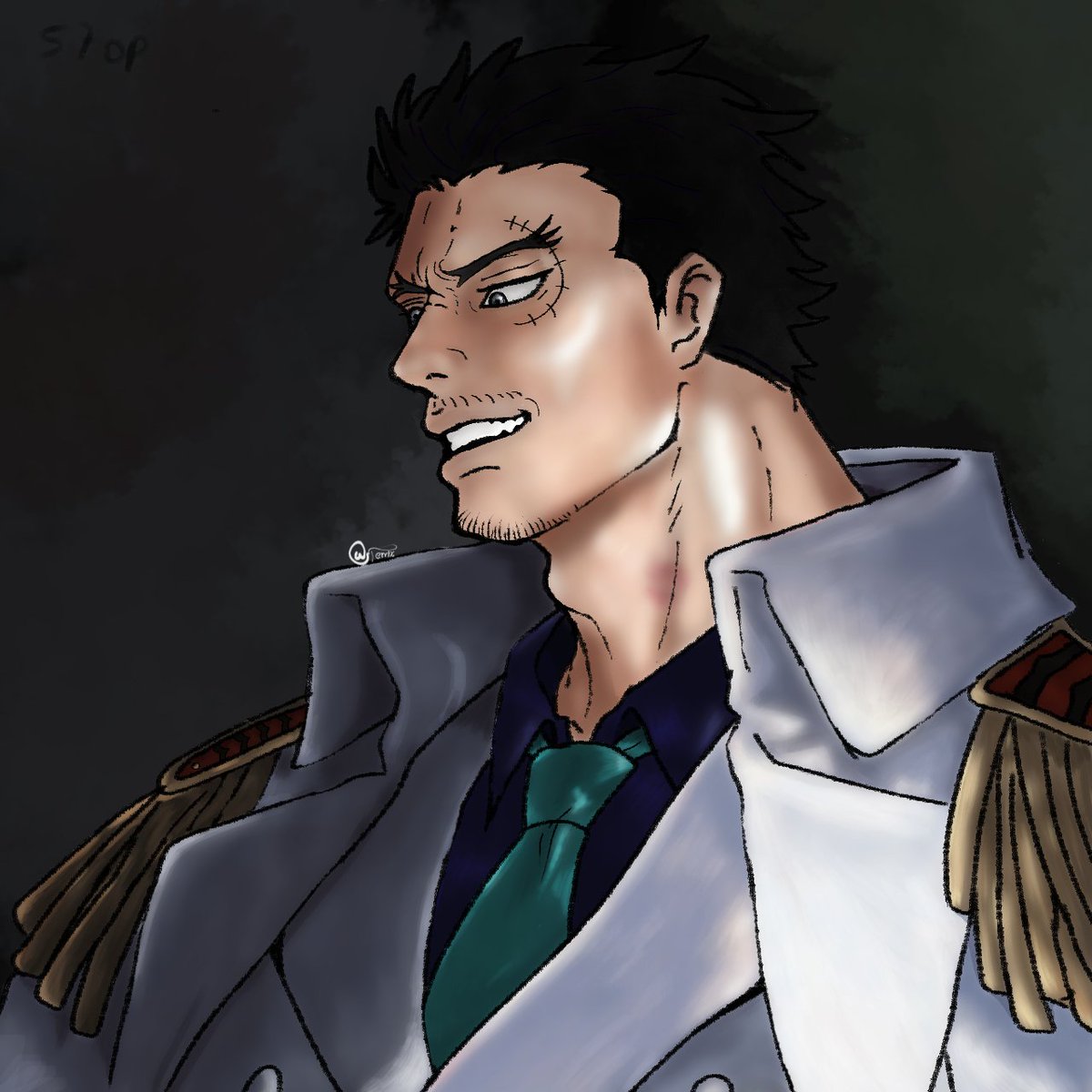 Terr_ix's tweet photo. 👊🏻💥

#onepieceart #garp #ONEPIECE〜
 #ONEPIECEカードゲーム  
#ONEPIECE https://t.co/XQDKdqsYiw