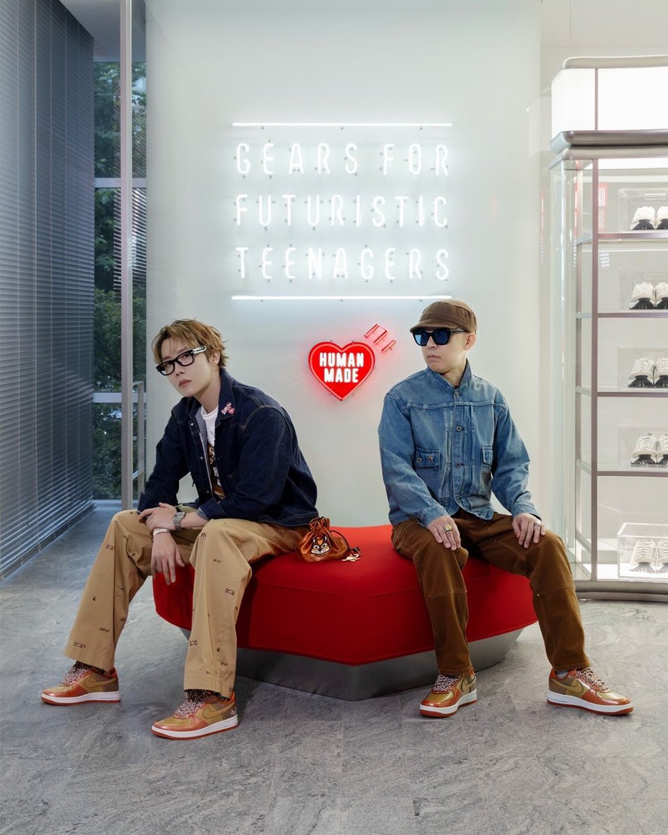HYPEBEAST's tweet photo. NIGO and j-hope have a new Air Force 1 in rotation 👀

The pair is expected to drop Holiday 2026. https://t.co/eA0tqatjGu