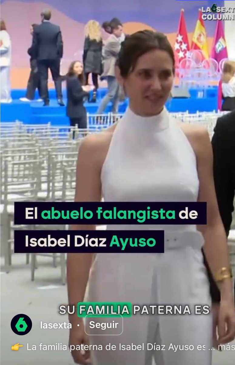 IdiazAyuso's tweet photo. Una vez que ya han perseguido al padre, al hermano, a los amigos y al novio, toca el abuelo; quien por cierto, salvó muchas vidas en la posguerra.

Intentando desvirtuar su pasado; alimentar el guerracivilismo en mi propio pueblo y dar voz al más tonto, que lleva toda la vida viviendo de la política sin ganar nada.

Qué vergüenza de cadena, de periodismo y de mafia gubernamental que promueve todo esto.

Que cuenten lo que le ocurrió a mi abuelo materno, represaliado por Franco. ¿O eso no conviene?

¿En qué bando estaban los padres y abuelos de tantos socialistas y progres de postín?

Ya podía haber hablado de las vidas que salvó el bisabuelo Paco en la posguerra cuando fue Alcalde.