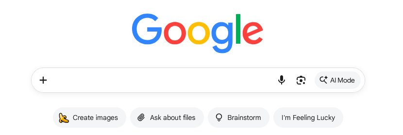 tehmondspartan's tweet photo. "Google Search" button, RIP 1999-2026 https://t.co/lEizs74pPH