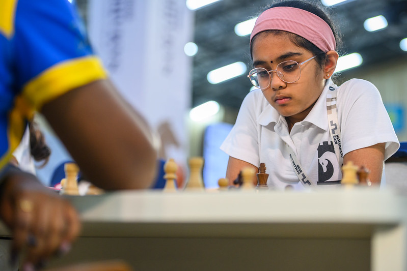 ecfchess's tweet photo. WGM norm success in Samarkand! 🎉♟️

Bodhana Sivanandan has secured her 3rd and final WGM norm at the Olympiad!

Her R9 draw against IM Mai Narva secured the norm, taking her to 6½/9. Bodhana earned her 1st WGM norm in 2025, becoming the youngest ever to do so.

📸 Michal Walusza https://t.co/99aGIyljCt