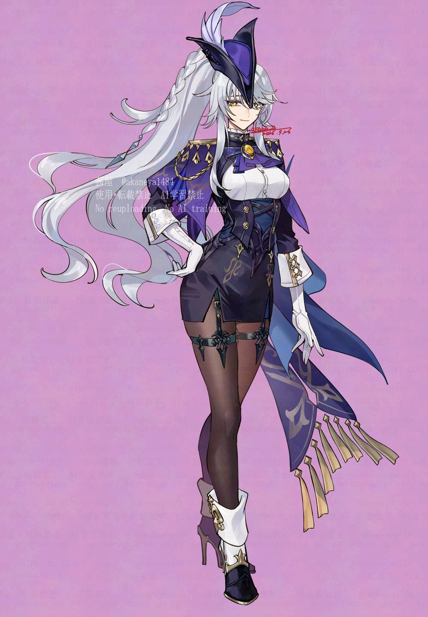 akaneya1484's tweet photo. ルーレット着せ替え

兹白　　　→　クロリンデ 
アルベド　→　トーマ 
リネ　　　→　クレー 
ファルカ　→　早柚

楽しかった～！みんな似合ってる！！ https://t.co/KzzQNtWyLz