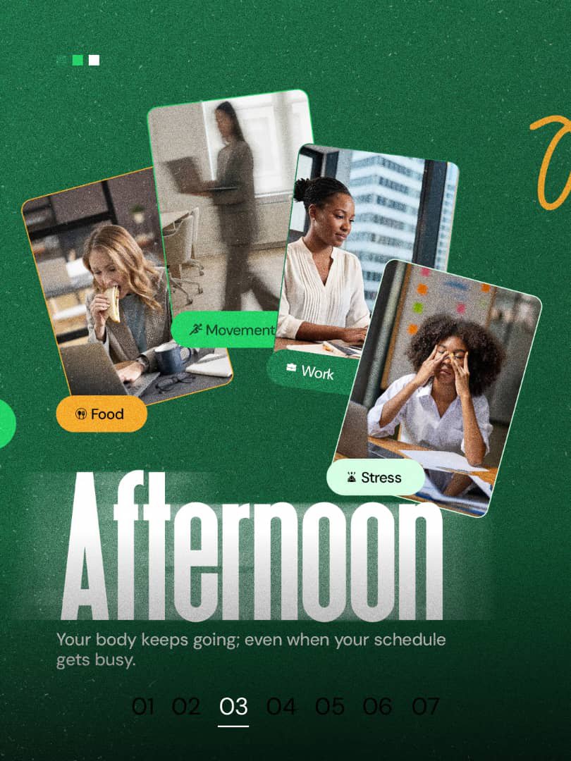 Chetacare's tweet photo. Your body keeps track of more than you think. 🕐💚
From how you start your morning to how you wind down at night, the little choices you make throughout the day can shape your well-being.
Swipe through a 24-hour journey inside your body and see why every part of your day matters. https://t.co/IAUMnh2W6w