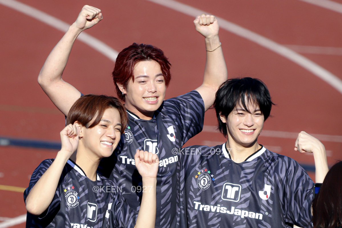 KEEN__0927's tweet photo. 集合写真（？）

2026.0926 📍ソユースタジアム
#TravisJapan #宮近海斗 さん #松倉海斗 さん #吉澤閑也 さん https://t.co/xlr7MO7upw