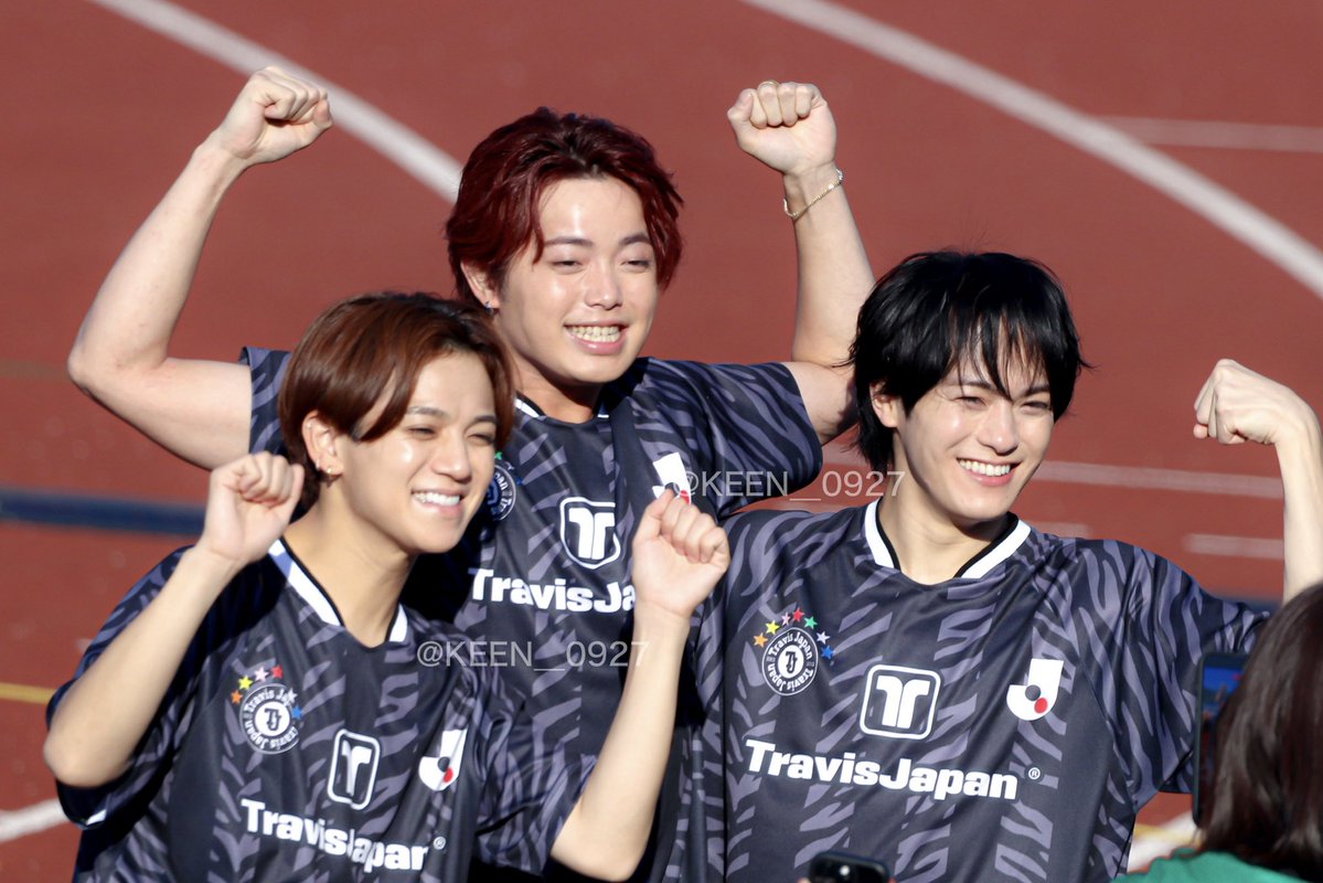 KEEN__0927's tweet photo. 集合写真（？）

2026.0926 📍ソユースタジアム
#TravisJapan #宮近海斗 さん #松倉海斗 さん #吉澤閑也 さん https://t.co/xlr7MO7upw