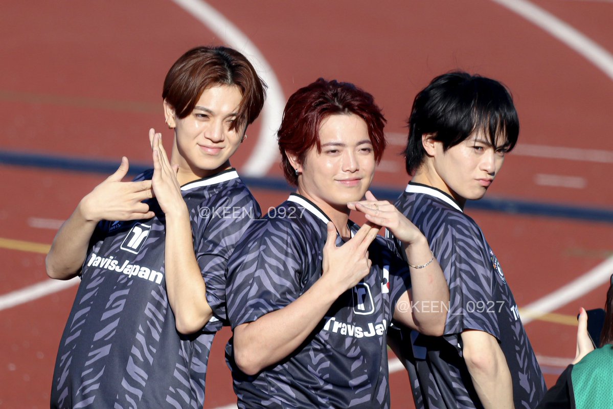 KEEN__0927's tweet photo. 集合写真（？）

2026.0926 📍ソユースタジアム
#TravisJapan #宮近海斗 さん #松倉海斗 さん #吉澤閑也 さん https://t.co/xlr7MO7upw