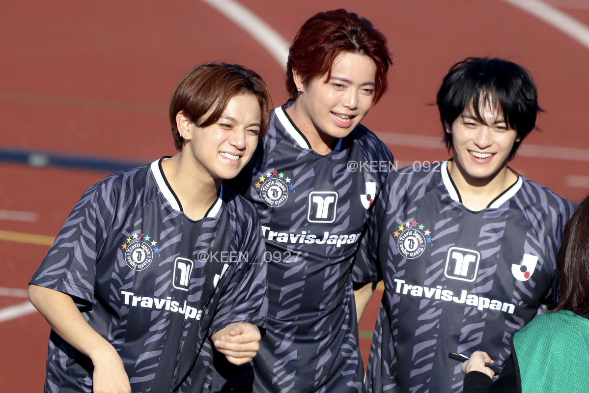 KEEN__0927's tweet photo. 集合写真（？）

2026.0926 📍ソユースタジアム
#TravisJapan #宮近海斗 さん #松倉海斗 さん #吉澤閑也 さん https://t.co/xlr7MO7upw