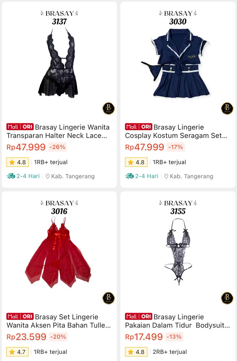 shopee_buddy's tweet photo. STOP SCROLL DULU‼️

Aku baru aja nemu lingerie yang  look Nya ga kelihatan 20 ribuan sama sekali 👀🔥

Modelnya ngemesin banget, classy, cute, baby doll sampai yang playfull 💖

20 ribuan doang ??? 

Atau kalian punya ide lingerie lain yang wajib masuk wishlist ? https://t.co/2J4U3YLWf3