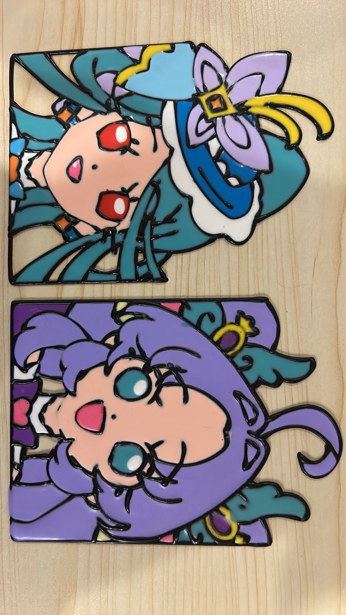 suruga_hitode's tweet photo. ぺたぺた焼に挑戦したお子達。
数十年ぶりに母ちゃんやったけど、すんごい難しかった💦
（ところどころ色が越境しているのがお分かりいただけるだろうか）
昔ポケモンのぺたぺた焼とかよくやってたなぁ… https://t.co/enMuvAtHF9