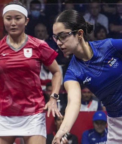 KhelanganSports's tweet photo. Anahat Singh rallied from two games down to defeat Japan’s world number 6 Satomi Watanabe 3-2 and reach the women’s singles final at the 20th Asian Games in Nagoya today. The 18-year-old won 9-11, 11-13, 12-10, 11-6, 11-3 in the semifinal.

#AsianGamesJapan2026 https://t.co/CV8YwEhM9b