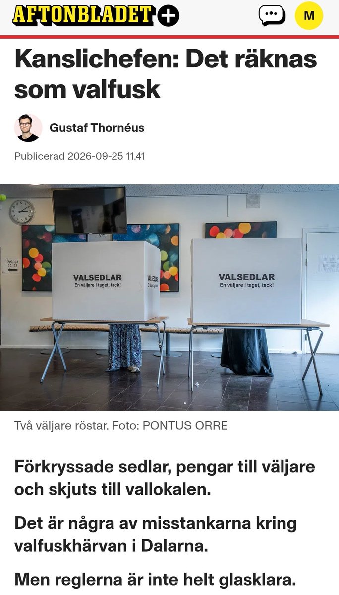 mathiasced's tweet photo. Det KAN vara ok att bussa 300 til vallokalen, att fylla i 300 valsedlar med en blyertspenna och dela ut, eller ge mat till en röstande. Men en bedömningsfråga. Två artiklar där veckans förvirring kring regler får en del svar. https://t.co/K8zEjLoePI