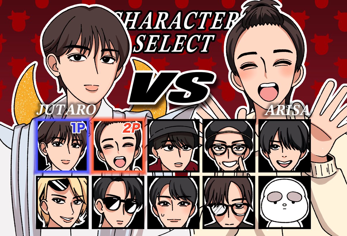 nsmyrrk's tweet photo. 【一旦戦うって感じね】大乱闘山中ダービーズ【格ゲー（ｶｸｰｹﾞ）】 https://t.co/lelE5UDCa0
